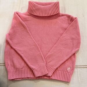 TBBC Townsend Turtleneck Sweater - Hamptons Hot Pink